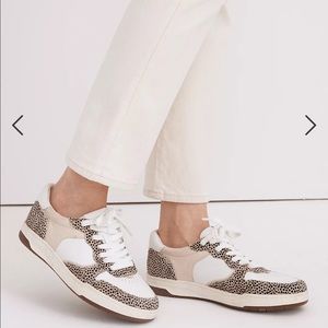 Madewell Calf Print Court Sneakers